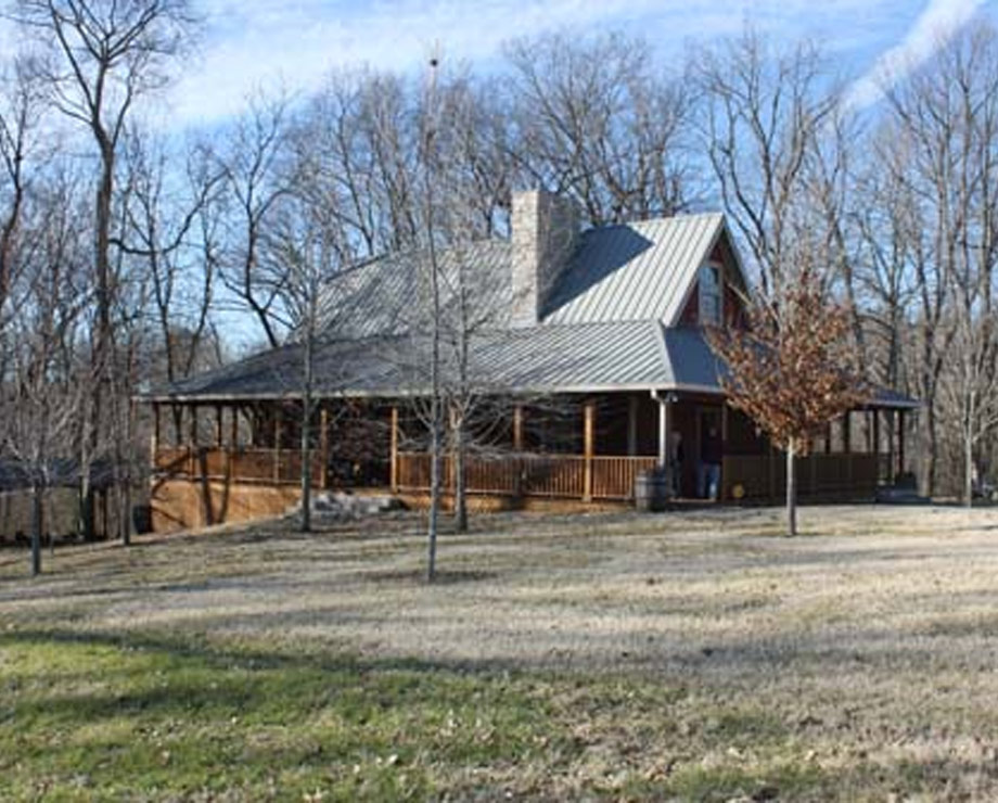 modern log cabin near nashville tn